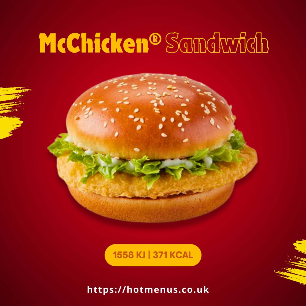 McDonalds McChicken Sandwich
