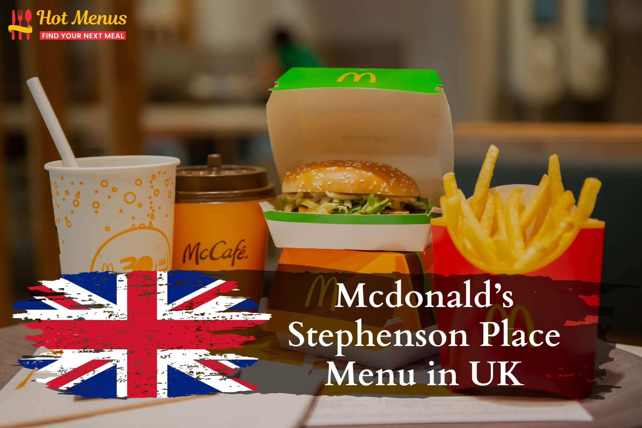 McDonald's Stephenson Place Menu Birmingham