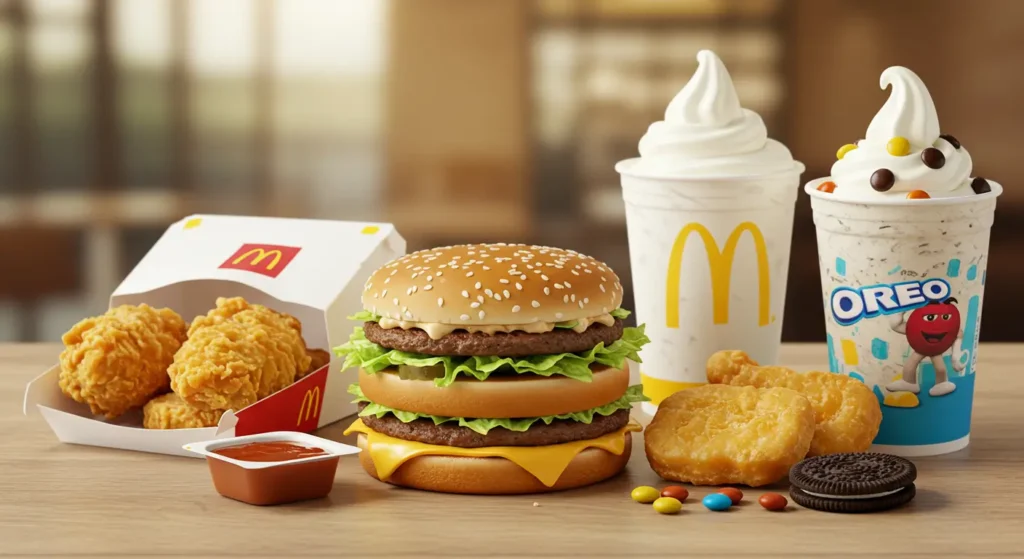 McDonalds Big Mac and McFlurries