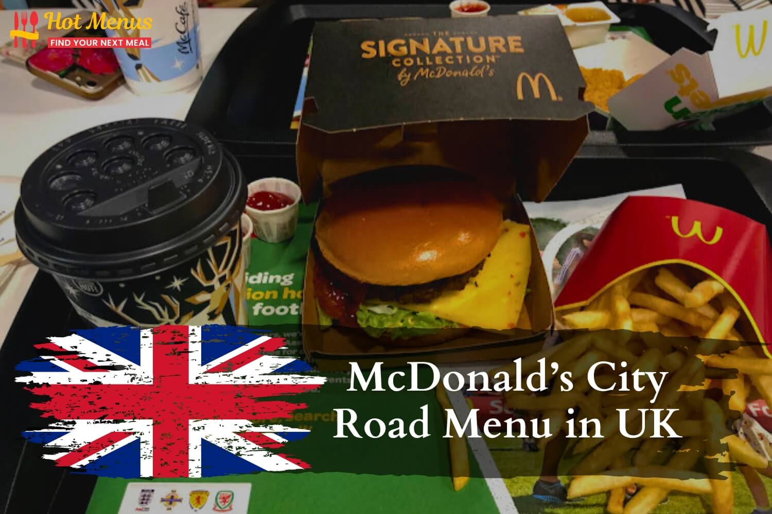 McDonald's City Road Menu in London