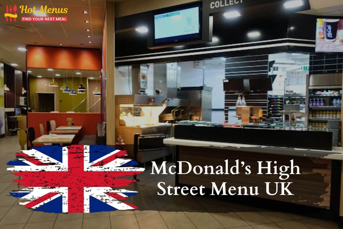 McDonald’s High Street Menu London