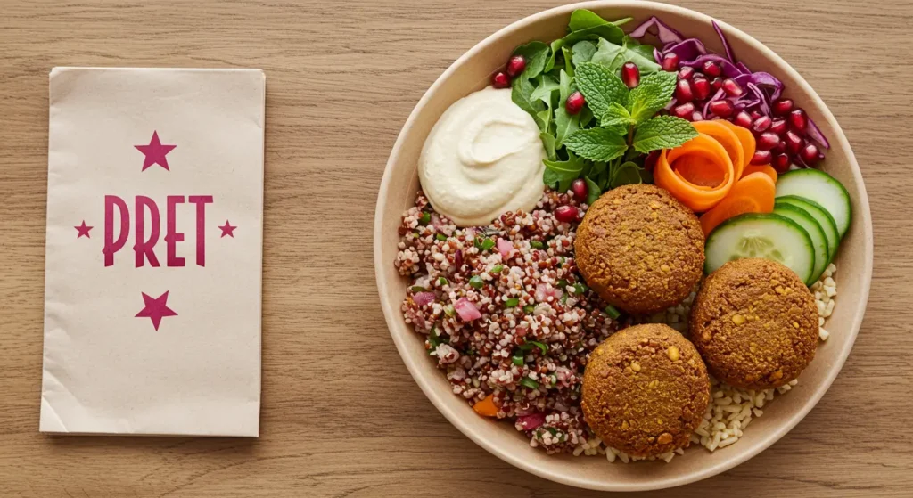 Pret Humous And Falafel Mezze Salad