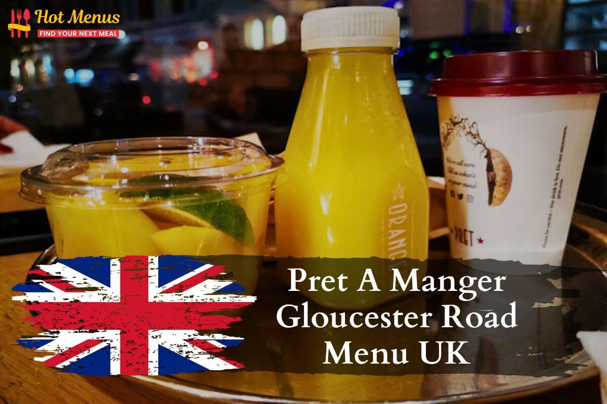 Pret A Manger Gloucester Road menu London