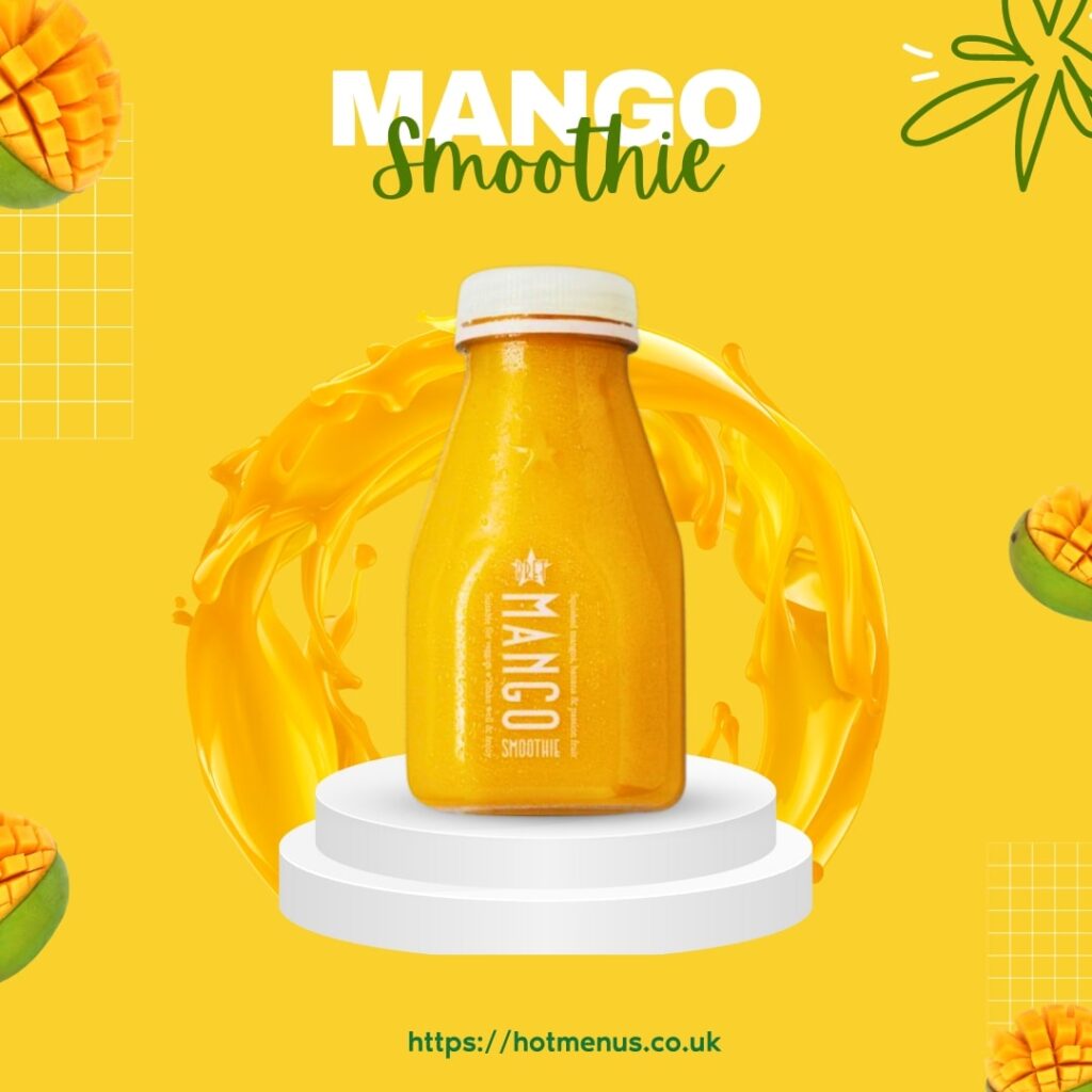 Pret a Manger Mango Smoothie