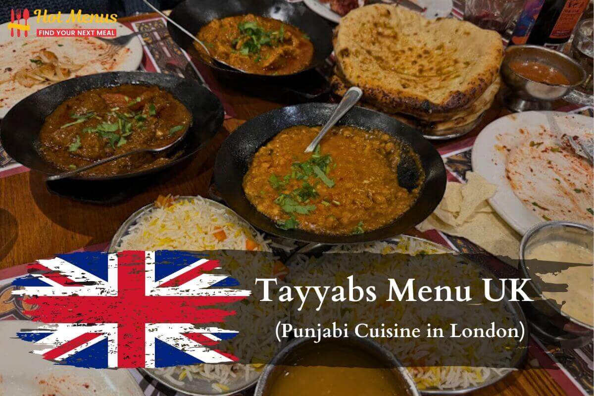 Tayyabs Menu London