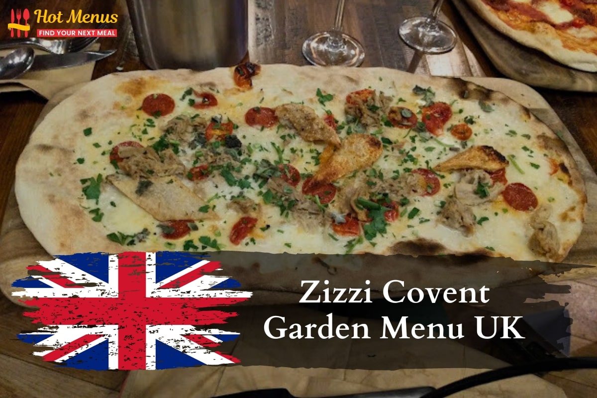 Zizzi Covent Garden Menu London