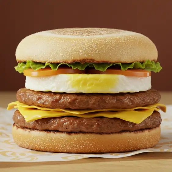 McDonald's Double Sausage and Egg McMuffin