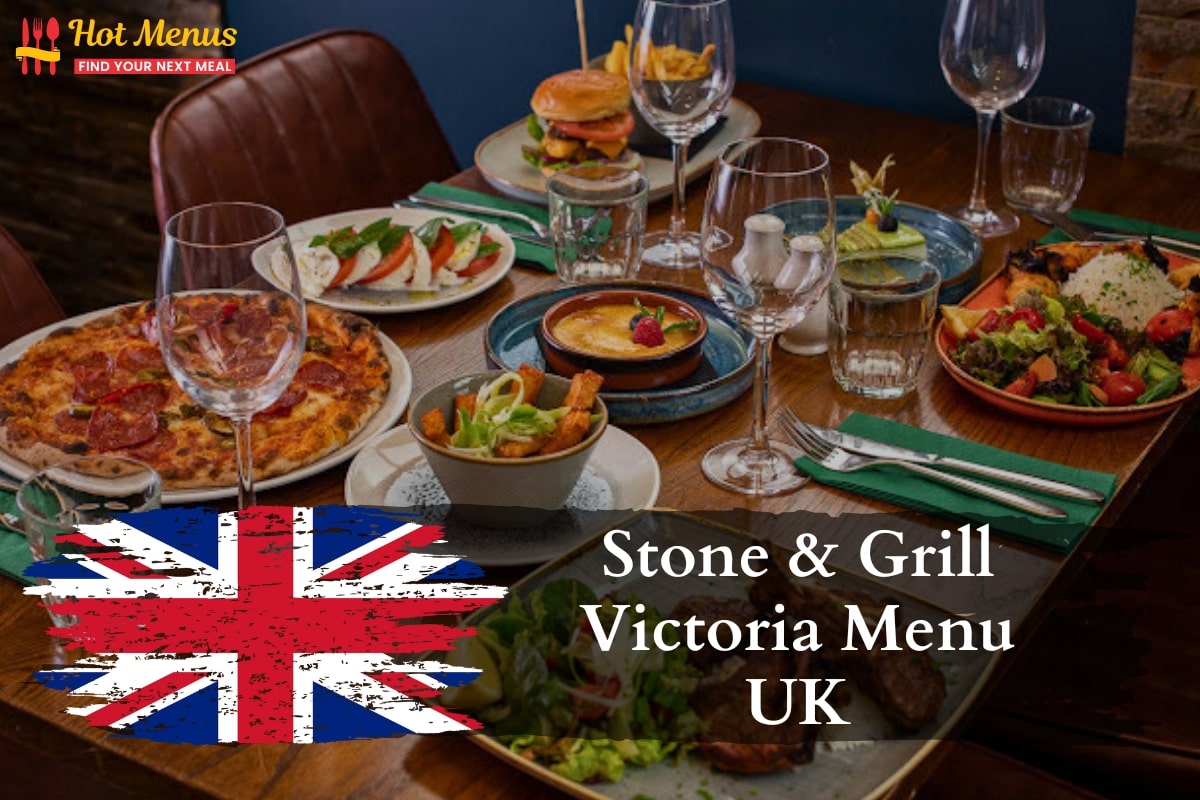 Stone & Grill Restaurant Victoria Menu UK