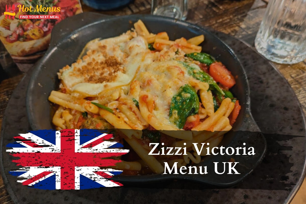 Zizzi Victoria Menu London