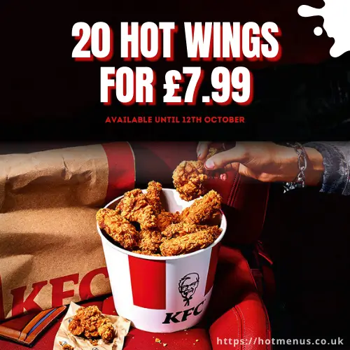 KFC Hot Wings Bucket