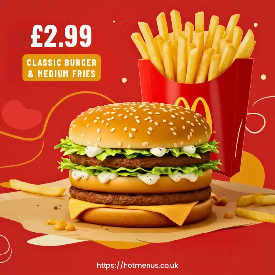Mcdonald's Classic Burger and Fries