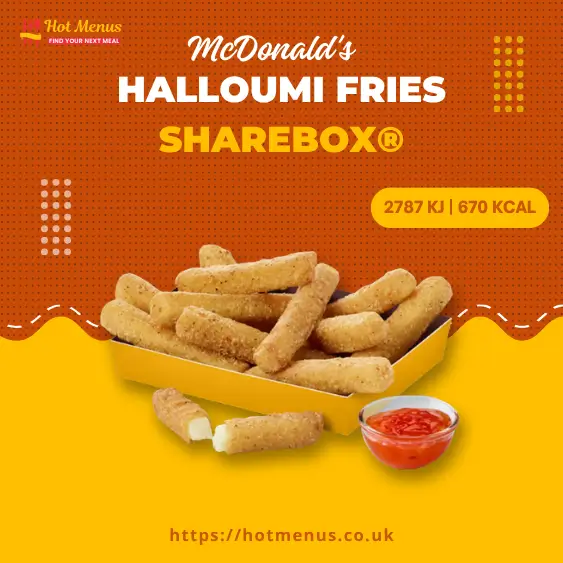 mcdonalds halloumi fries sharebox