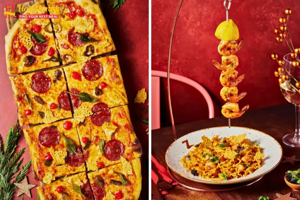 Zizzi Lobster Mafaldine with King Prawn Spiedini