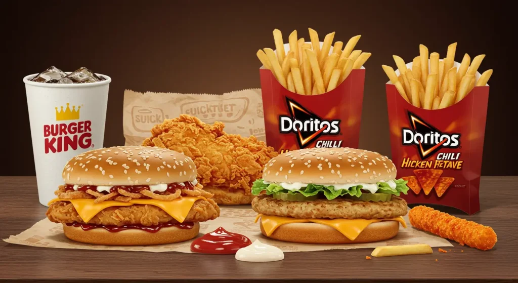 Burger King Crispy And Tender Chicken Menu