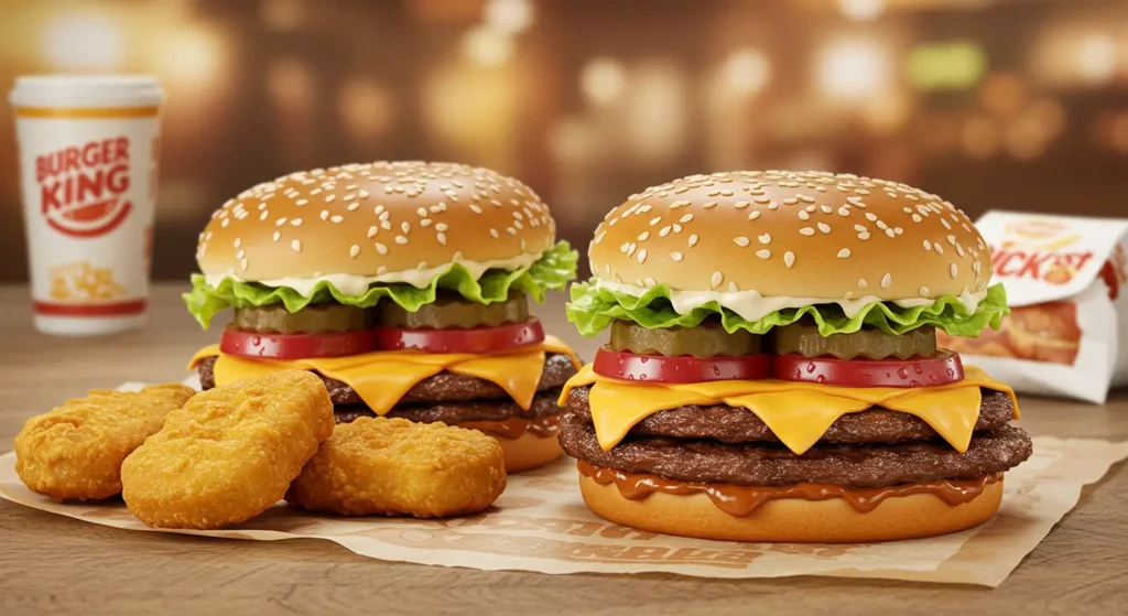 Burger King Flame-grilled Burgers Menu