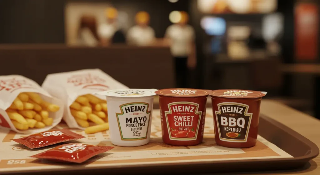 Burger King Sauces & Dips Menu