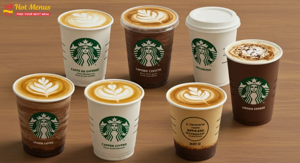 Starbucks Drinks Menu