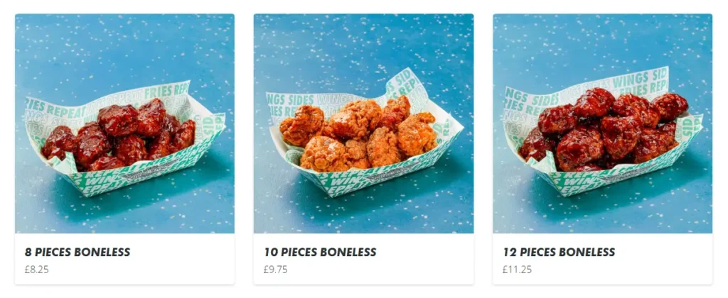 Wingstop Boneless Menu Prices