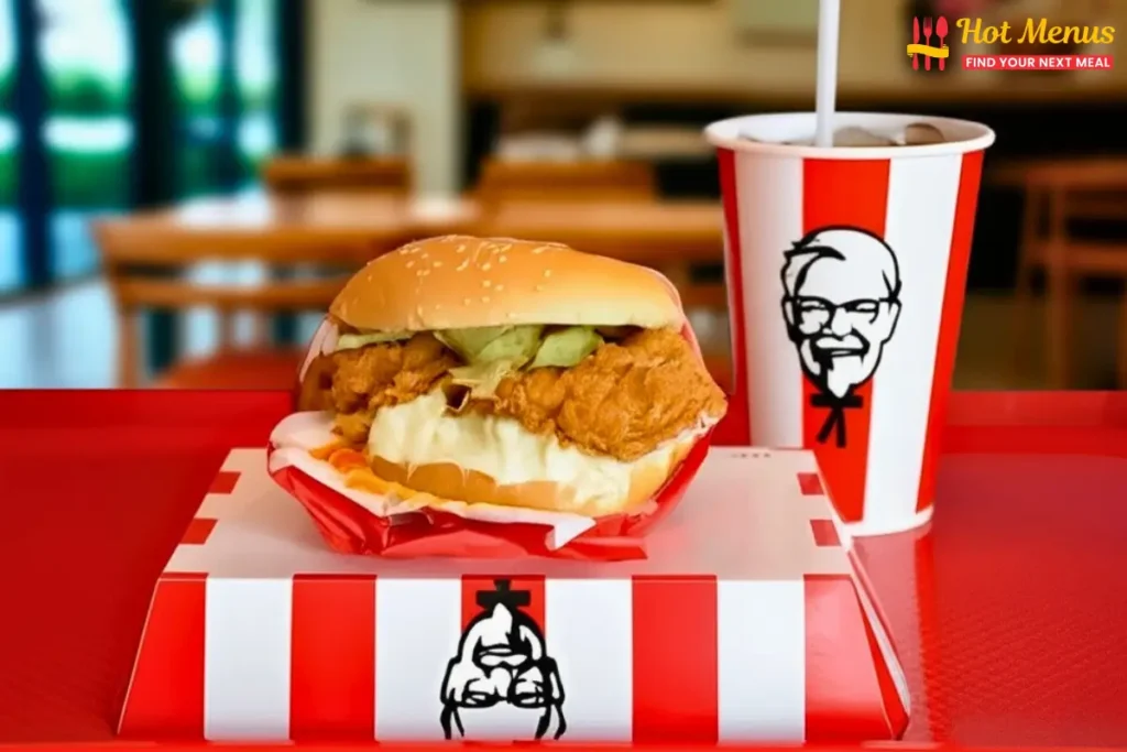 KFC Gluten Free Burgers Menu