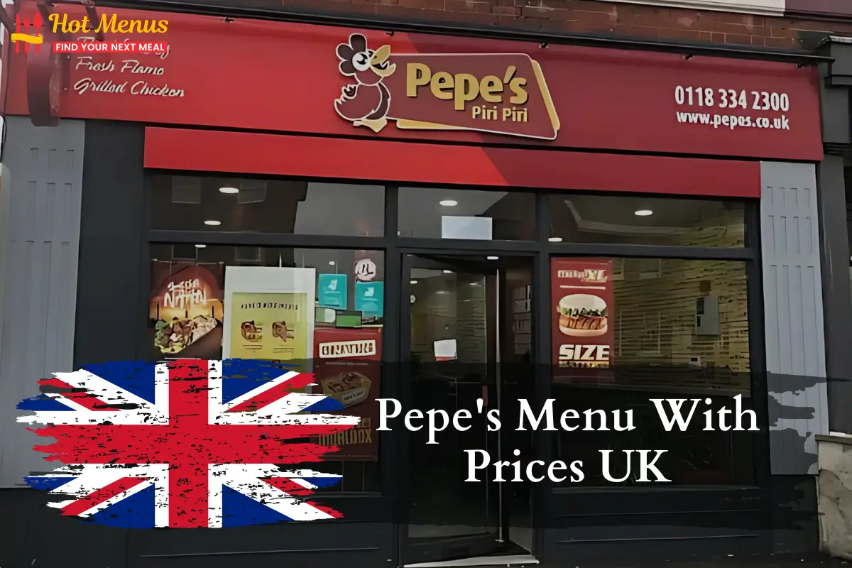 Pepe's Menu With Prices