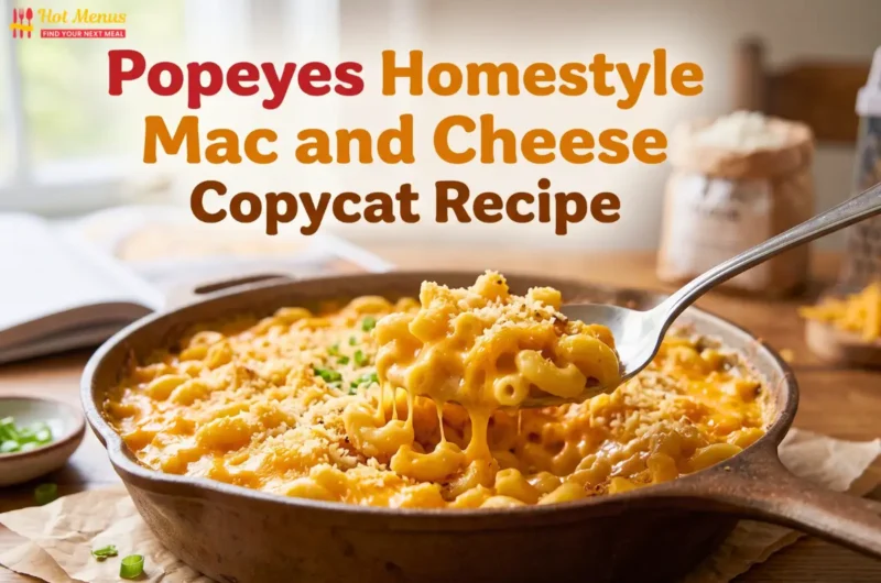Popeyes Homestyle Mac and Cheese Copycat Recipe: Creamy Baked Macaroni at Home