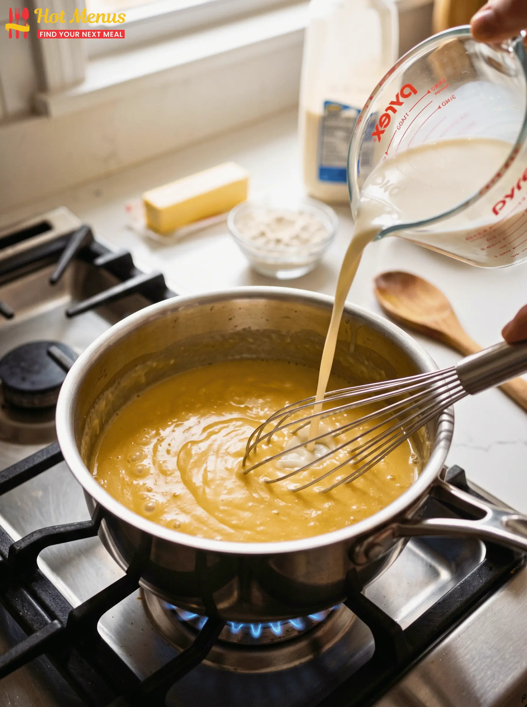 Prepare the Cheese Sauce Base
